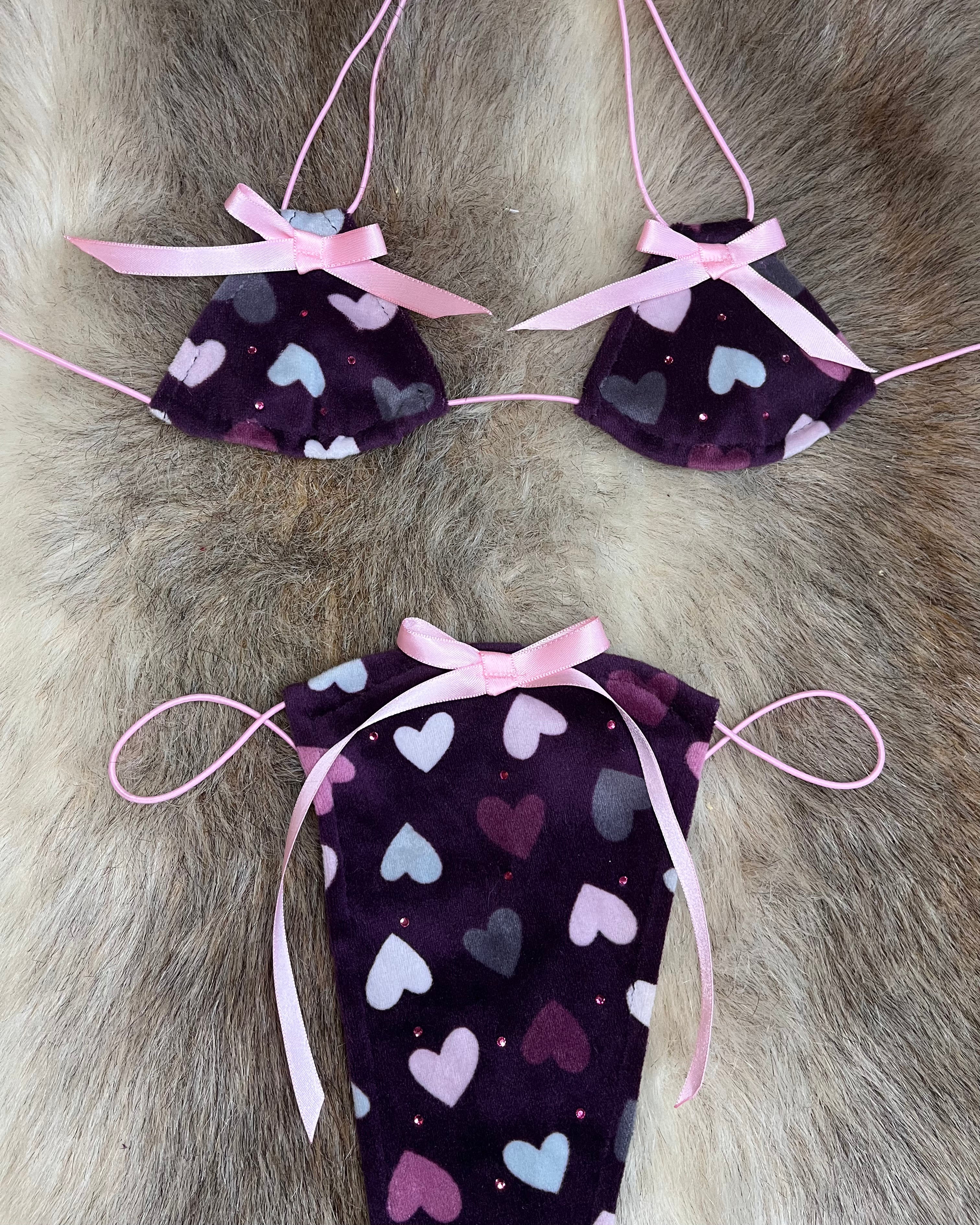 "I Heart You" Microkini